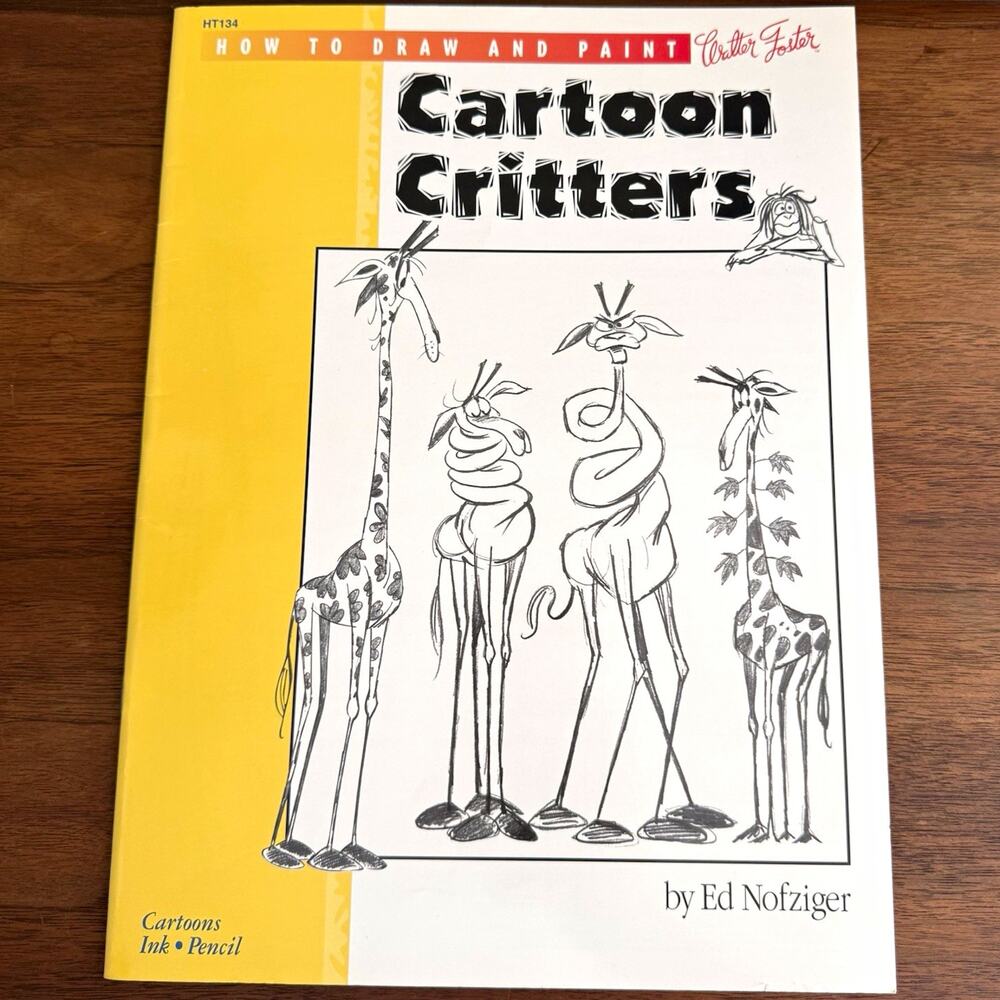 Walter Foster How to Draw & Paint Cartoon Critters by Ed Nofziger
